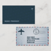 Carte de visite AIR MAIL (Devant / Derrière)