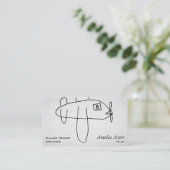 Carte De Visite Airbeep Look Texturé (Debout devant)