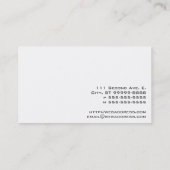 Carte De Visite Airbeep Look Texturé (Dos)