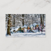 Carte De Visite Aire de jeu hivernale (Dos)