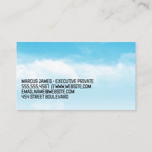 Carte De Visite Airline Logo | Flight (Dos)