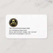 Carte De Visite Airplanes Liftoff Yellow Taxi Cab (Dos)