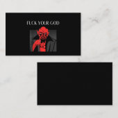 Carte De Visite Aist Goat Satan Baphomet GIft (Devant / Derrière)