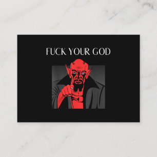 Carte De Visite Aist Goat Satan Baphomet GIft