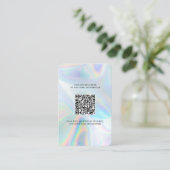 Carte De Visite Ajouter le logo de l'entreprise QR Code do-it-your (Debout devant)