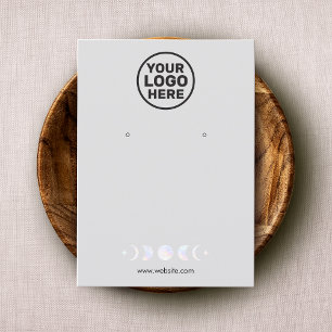 Carte De Visite Ajouter Logo Lune Phase Zodiac Elevage Affichage B