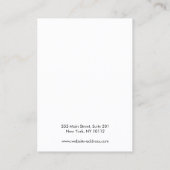 Carte De Visite Ajouter Logo Lune Phase Zodiac Elevage Affichage B (Dos)