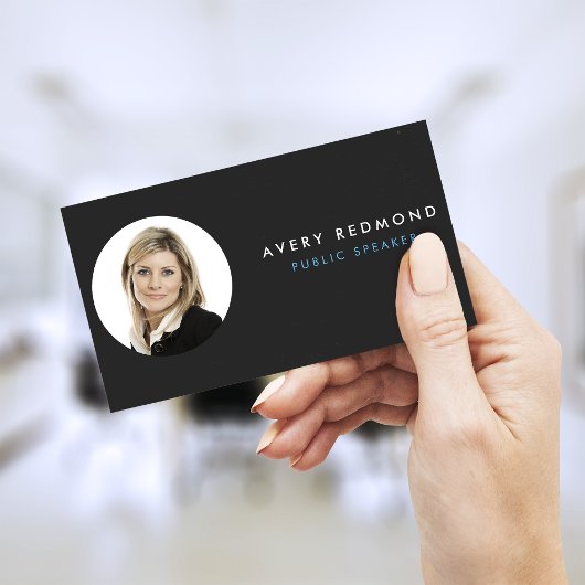 Carte De Visite Ajouter Modèle Photo Insertion Pour Professionnels