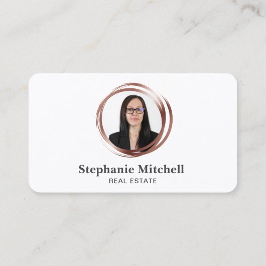 Carte De Visite Ajouter Modèle Photo Insertion Pour Professionnels (Dos)