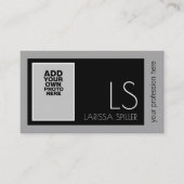 Carte De Visite Ajouter Photo / image / image professionnelle (Devant)