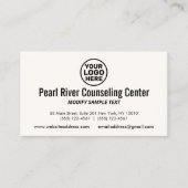 Carte De Visite Ajouter un logo professionnel (Devant)