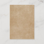 Carte De Visite Ajouter un logo Texte personnalisé Promotion de l' (Dos)