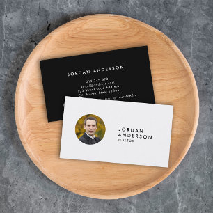 Carte De Visite Ajouter une couleur minimaliste simple et modifiab