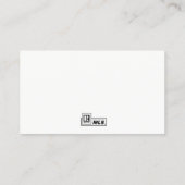 Carte De Visite Ajouter une photo et un logo Real Estate Professio (Dos)