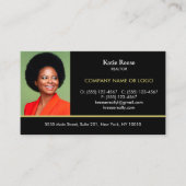 Carte De Visite Ajouter une photo Insertion Immobilier Professionn (Devant)