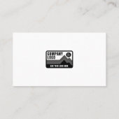 Carte De Visite Ajouter votre code QR Logo simple d'entreprise (Dos)