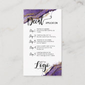 Carte De Visite AJOUTER VOTRE LOGO application de décalcomanie CAR (Devant)