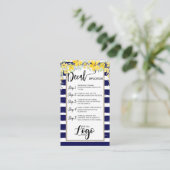 Carte De Visite AJOUTER VOTRE LOGO application de décalcomanie CAR (Debout devant)