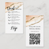 Carte De Visite AJOUTER VOTRE LOGO application de décalcomanie CAR (Devant / Derrière)