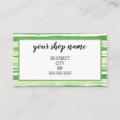 CARTE DE VISITE AJOUTER VOTRE LOGO BON D'AFFAIRES (Dos)