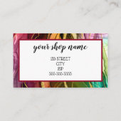 CARTE DE VISITE AJOUTER VOTRE LOGO BON D'AFFAIRES (Dos)