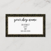 CARTE DE VISITE AJOUTER VOTRE LOGO BON D'AFFAIRES (Dos)