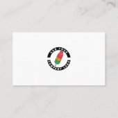 Carte De Visite Ajouter Votre Logo Entreprise Pampas Tan Grass (Dos)