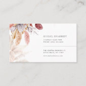 Carte De Visite Ajouter Votre Logo Entreprise Pampas Tan Grass (Devant)