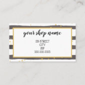 Carte De Visite AJOUTER VOTRE LOGO Marketing de chèques-cadeaux d' (Dos)