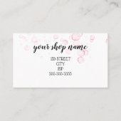 Carte De Visite AJOUTER VOTRE LOGO Marketing de chèques-cadeaux d' (Dos)