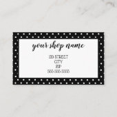 Carte De Visite AJOUTER VOTRE LOGO Marketing de chèques-cadeaux d' (Dos)