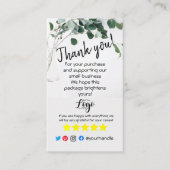 Carte De Visite AJOUTER VOTRE LOGO merci de commander insérer euca (Devant)