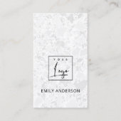 CARTE DE VISITE AJOUTER VOTRE LOGO MINIMAL DOFT RUSTIC TERRAZZO TE (Devant)