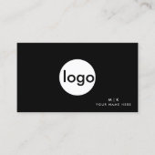 Carte De Visite Ajouter votre logo personnalisé QR Code (Devant)