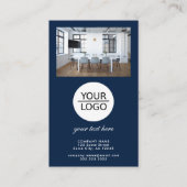 Carte De Visite Ajouter votre logo Promotion Texte Personnalisé Ph (Devant)