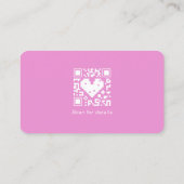 Carte De Visite Ajouter votre logo Social Media QR Code Entreprise (Dos)