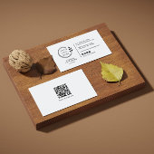 Carte De Visite Ajouter votre logo Social Media QR Code Entreprise
