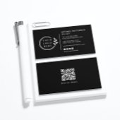 Carte De Visite Ajouter votre logo Social Media QR Code Entreprise