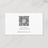 Carte De Visite AJOUTER VOTRE LOGO Tasse CARE vinyle affaires simp (Dos)