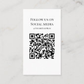 Carte De Visite AJOUTER VOTRE LOGO TONbler CARE vinyle eucalyptus (Dos)