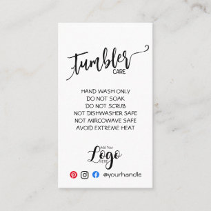 Carte De Visite AJOUTER VOTRE LOGO TONDEUR CARE vinyle affaires si