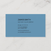 Carte De Visite Ajouter Votre Propre Image Personnalisée Style Dus (Dos)