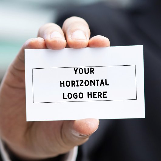 Carte De Visite Ajoutez simplement votre logo horizontal Ratio 3:1