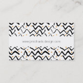 Carte De Visite Ajoutez vos courses et points | noirs nommés de (Dos)