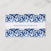 Carte De Visite Ajoutez votre encre | peinte à la main nommée (Dos)