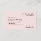 Carte De Visite Ajoutez votre logo, texture moderne (Dos)