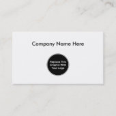 Carte De Visite Ajoutez votre modèle de logo d'affaires (Devant)