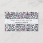 Carte De Visite Ajoutez votre motif | dentaire nommé de bande (Dos)