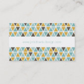 Carte De Visite Ajoutez votre motif | géométrique nommé de (Dos)