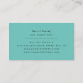 Carte De Visite Ajoutez Votre Propre Logo, Hindouisme, Religieux (Dos)